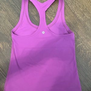 Purple Lululemon tank top